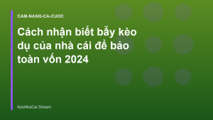 Read more about the article Cách nhận biết bẫy kèo dụ của nhà cái để bảo toàn vốn 2026
